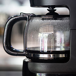 Cafetières avec cruche en verre